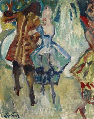 Garden Party, Study by Leo Putz